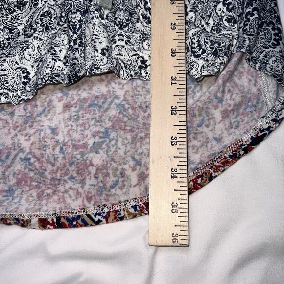 Anthropologie Tiny Perenne Dress Size M Floral Paisley Belted Boho Shirtdress - Picture 7 of 13